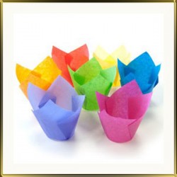 Паперові форми для кексів "Тюльпан"